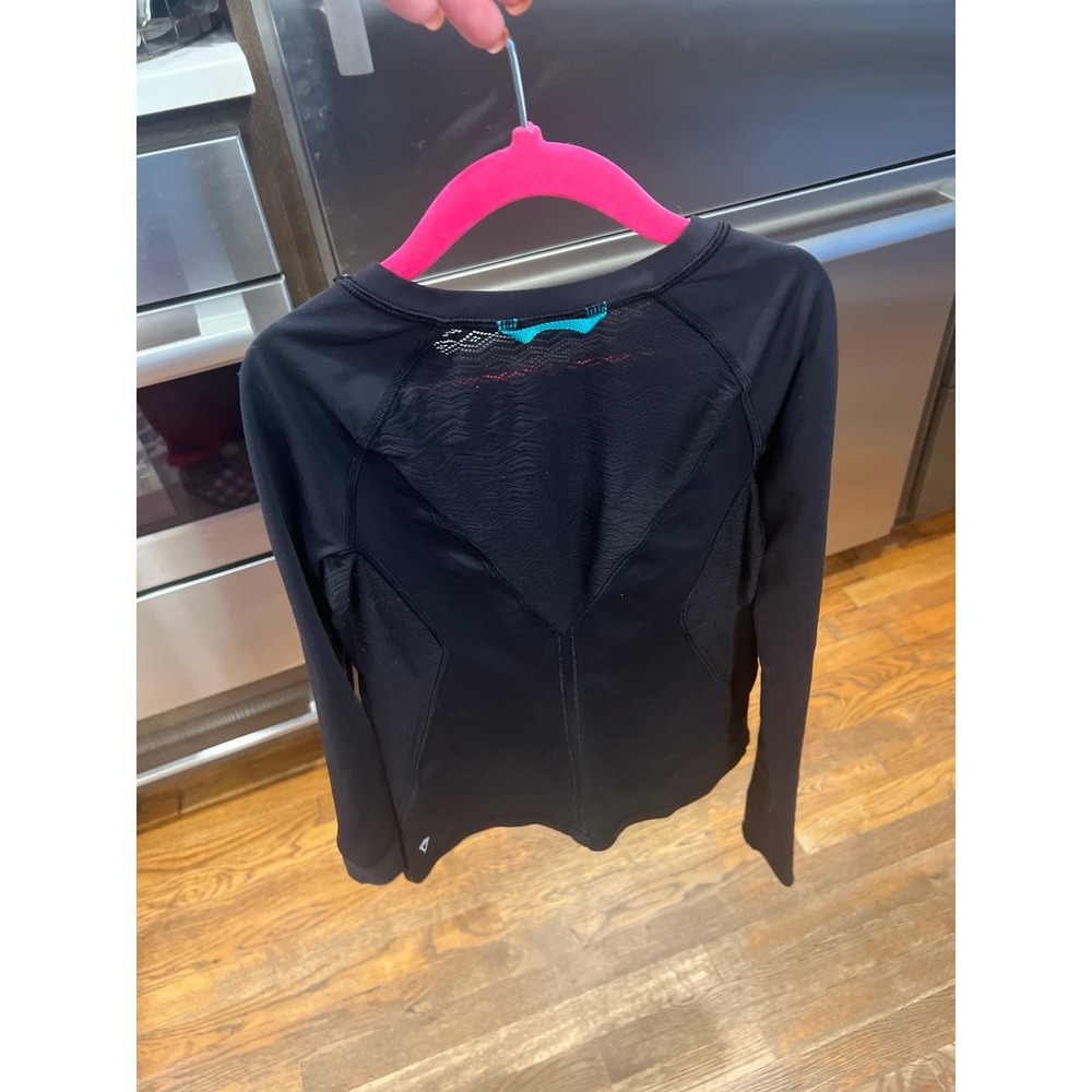 ivivva by lululemon Girl's Teen Long Sleeve Black Dark black lace size 10